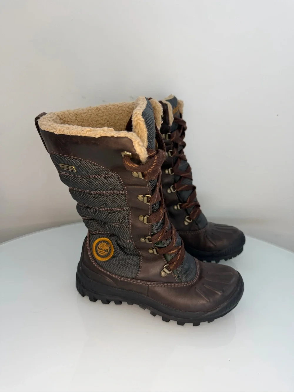 Timberland Earthkeepers Mount Holly Tall Lace Waterproof Duck Boots